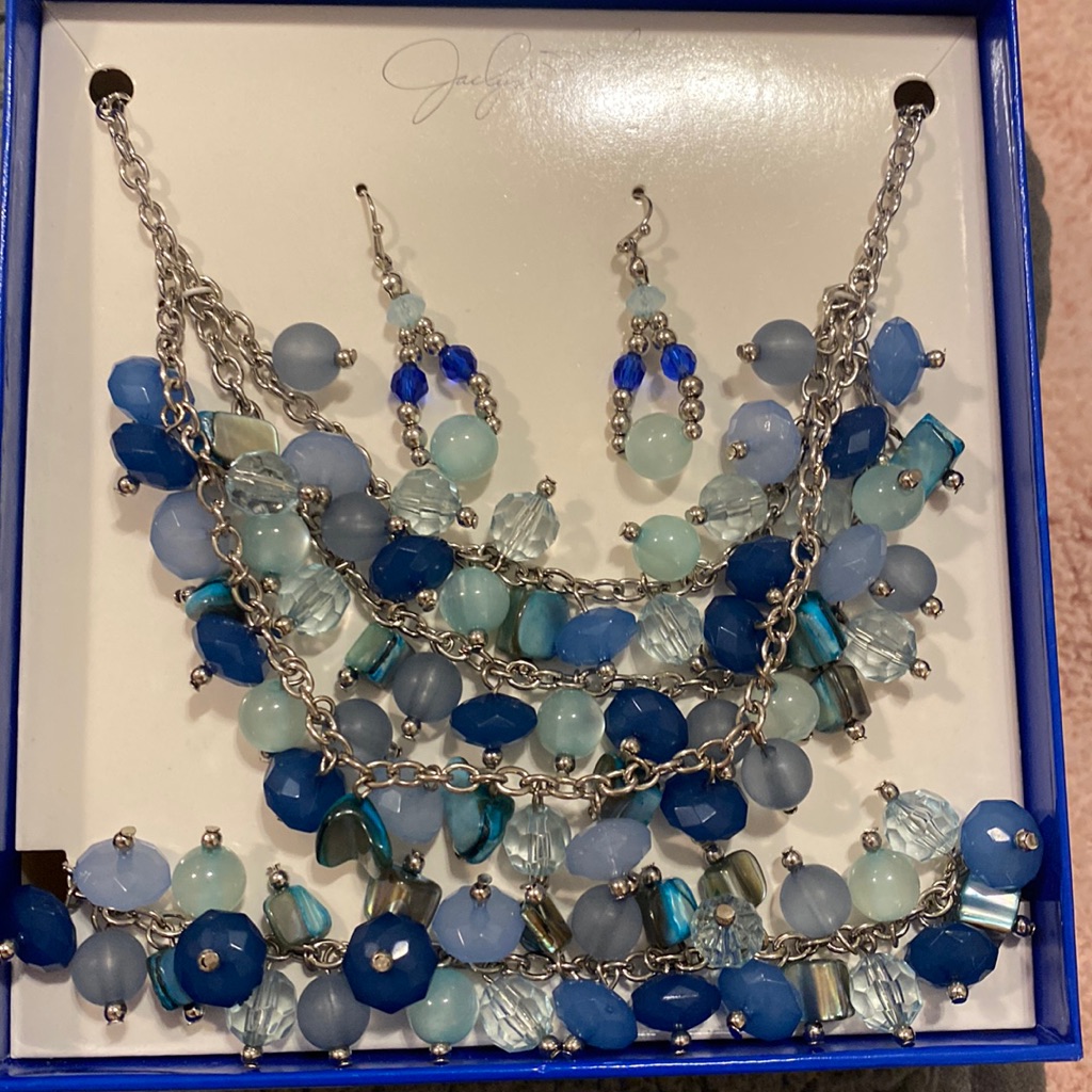 Blue And Turquoise Jewelry Set